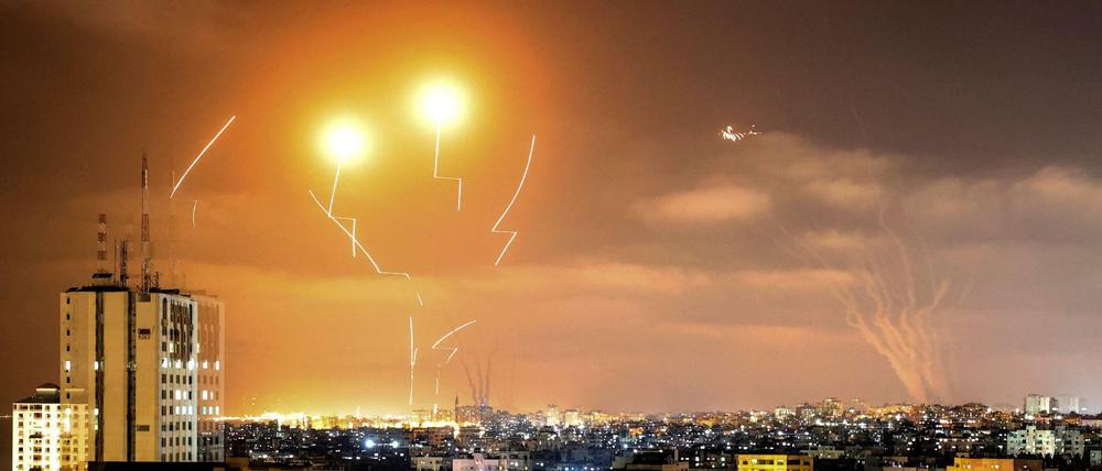 Jerusalem ist am Montag von Raketen beschossen worden.
