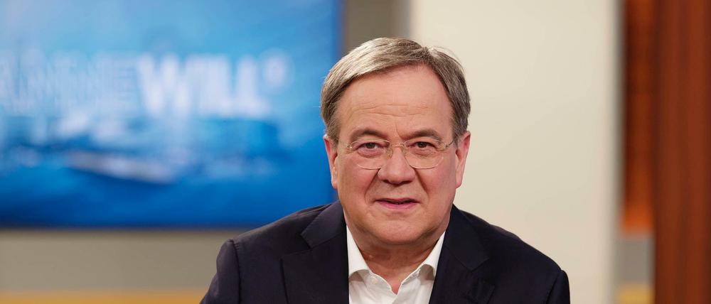 Armin Laschet als Gast bei Anne Will.