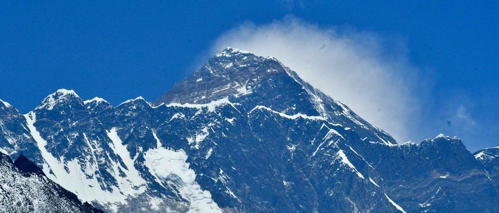 ,Der Mount Everest (8848,86 Meter)