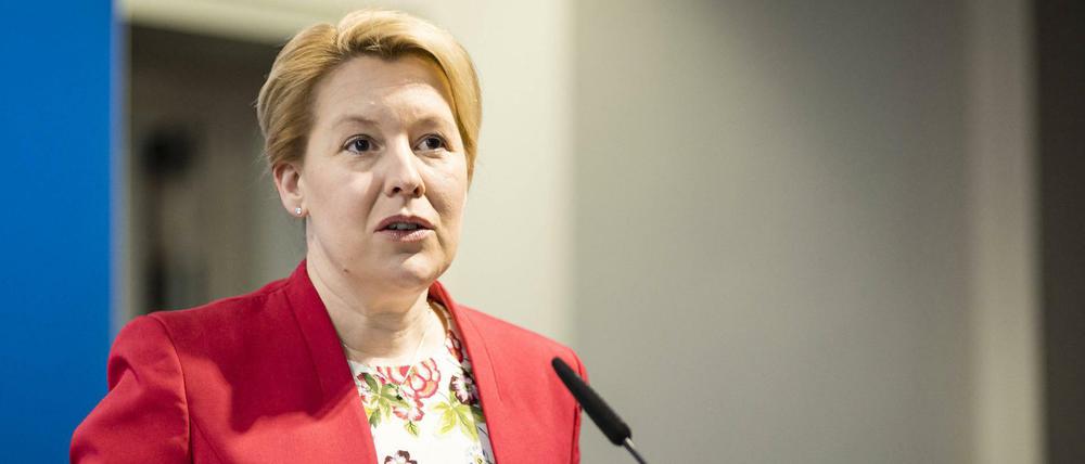 Bundesfamilienministerin Franziska Giffey.