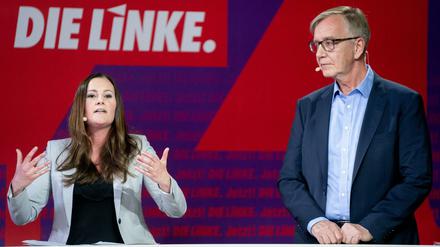 Spitzenduo der Linken für die Bundestagswahl: Janine Wissler und Dietmar Bartsch