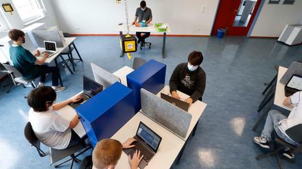 Ein Lernraum der Klaxschule in Pankow.
