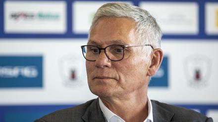 Peter John Lee, Geschäftsführer der Eisbären, hoffte in der neuen Saison wieder auf Zuschauer.