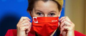 Franziska Giffey will für die Berliner SPD ins Rote Rathaus einziehen.