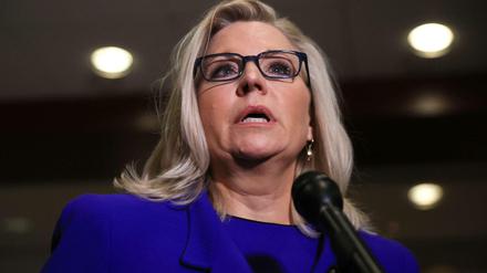 Die republikanische Abgeordnete Liz Cheney nach ihrem Rauswurf aus der Fraktionsspitze. 
