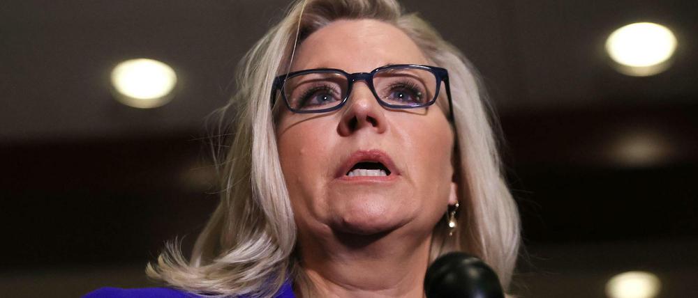 Die republikanische Abgeordnete Liz Cheney nach ihrem Rauswurf aus der Fraktionsspitze.