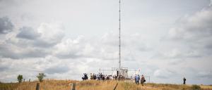 Brandenburg, ein weites Feld: Nun mit einem Funkmast mehr.
