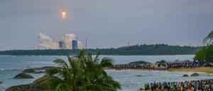 Am 29. April war die chinesische Rakete gestartet. Die Überreste flogen später unkontrolliert durch den Weltraum.