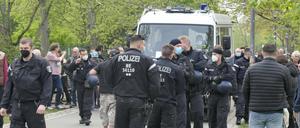 Polizeieinsatz im Görlitzer Park.