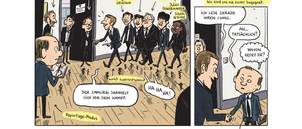 Moment der Verführung: Eine Szene aus „Comédie Française“.