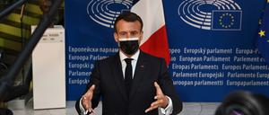 Frankreichs Präsident Emmanuel Macron gilt als Initiator der Konferenz zur Zukunft der EU.