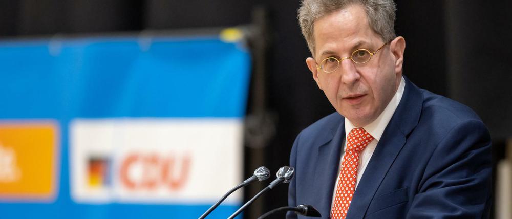 Hans-Georg Maaßen bei der Nominierung als CDU-Kandidat in Suhl