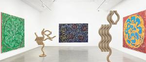 Django Hernández ist der erste Künstler mit einer virtuellen und einer parallelen Ausstellung in den Galerieräumen.