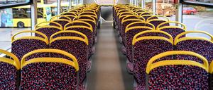 Das Würmchenmuster war dazu gedacht, die Schmierereien von Vandalen weniger Sichtbar machen.