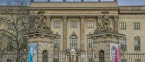 Die Humboldt-Universität - hier noch im Notbetrieb geschlossen. 