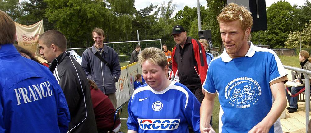 Susanne Klausing und Andreas "Zecke" Neuendorf 2006 beim International Blind Challenge Cup.