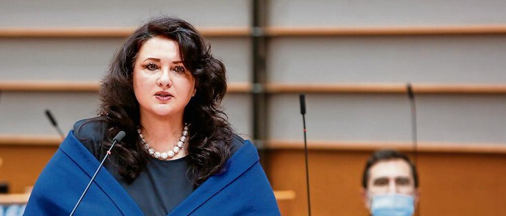 Niemanden ausgrenzen: Helena Dalli im EU-Parlament.