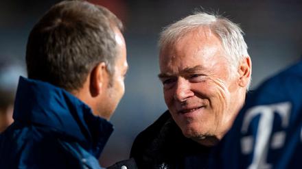 Der Chef und der große Mann dahinter. Hansi Flick (l.) und Hermann Gerland. 