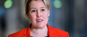 Vom Ministeramt verabschiedet, um sich ganz auf den Berliner Wahlkampf zu konzentrieren: Franziska Giffey (SPD).