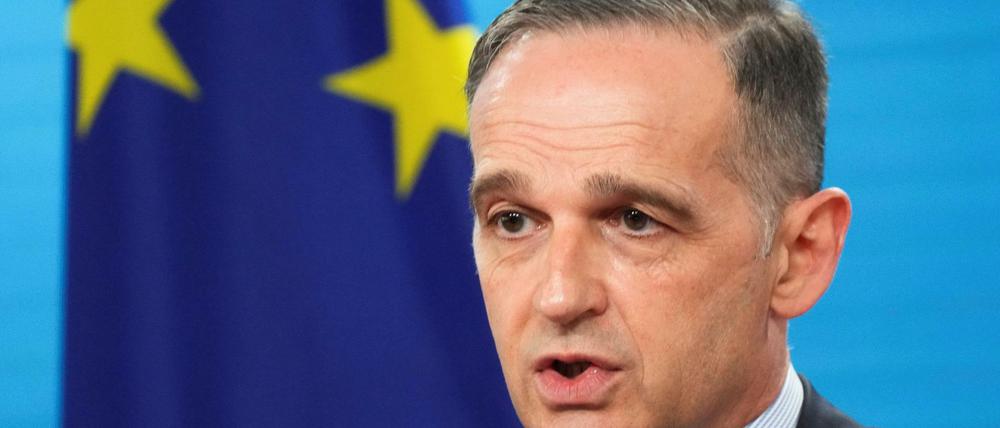 Will noch in der Nacht zu Donnerstag nach Israel fliegen: Bundesaußenminister Heiko Maas kündigt am Mittwoch in Berlin seine Vermittlung an.