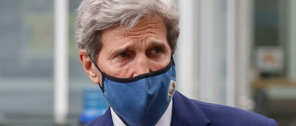 Der US-Klimabeauftragte John Kerry auf Deutschlandbesuch