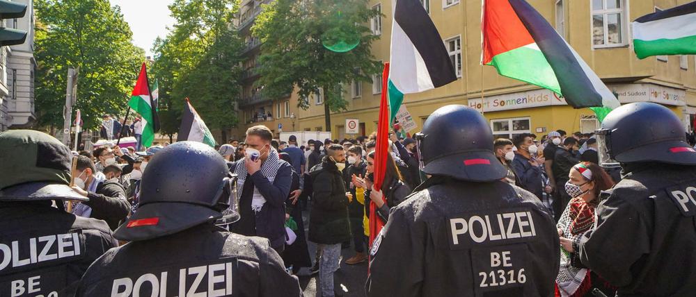 Auch in Berlin gab es am Wochenende pro-palästinensische Demonstrationen.
