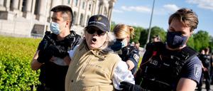 Die wenigsten Teilnehmer trugen in der Vergangenheit bei den Demos Masken.