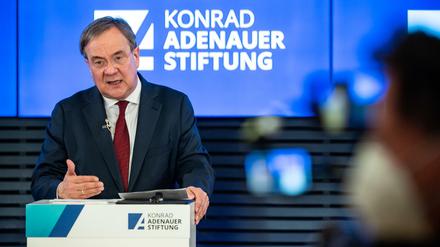 Armin Laschet (CDU) beim Kongress der Adenauer-Stiftung