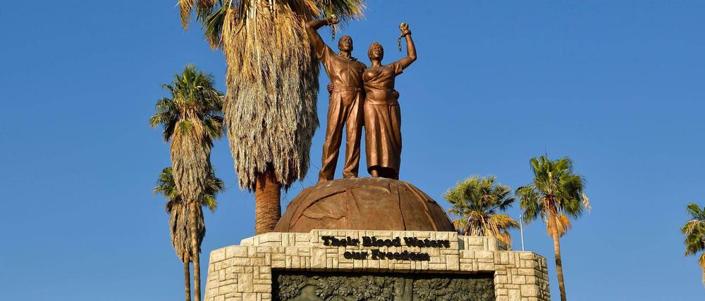 Das Völkermorddenkmal in Windhoek, Namibia, Afrika
