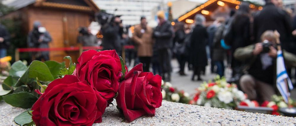 Gedenken für die Opfer: Elf Menschen überfuhr Attentäter Anis Amri beim Attentat auf dem Breitscheidplatz.