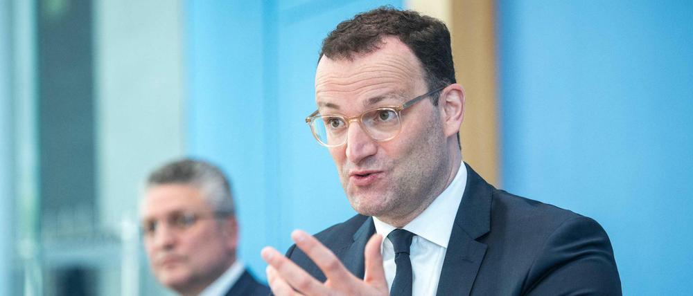Lothar Wieler (links) und Jens Spahn.