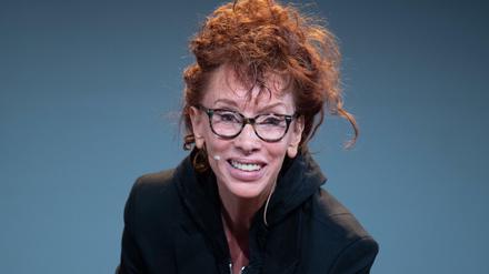 Sibylle Berg bei der Digitalkonferenz re:publica, 2019.