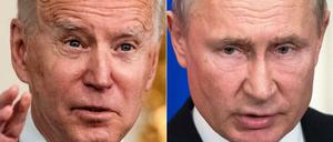 Joe Biden und Wladimir Putin.