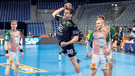 Aus der A-Jugend ins Finale. Tim Freihöfer erzielte in den beiden Spielen in Mannheim insgesamt fünf Treffer für die Füchse. Hanning bescheinigt dem 18-Jährigen die Qualität eines Topspielers. 