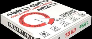 In diesem Karton wartet heiße Ware, allerdings keine Pizza sondern ein T-Shirt.