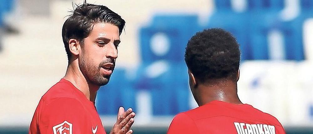 Sami Khedira (li.) hat am Samstag das letzte Spiel seiner Profikarriere bestritten.
