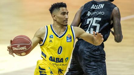 Albas Maodo Lo (l.) zeigte gegen Hamburg eine starke Leistung.