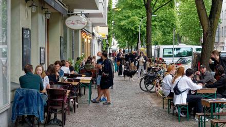 Die Außengastronomie ist in Berlin wieder geöffnet. Wie hier in Neukölln.