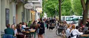 Die Außengastronomie ist in Berlin wieder geöffnet. Wie hier in Neukölln.
