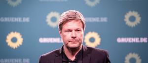 Verschreckt mit Äußerungen zu Waffenlieferungen an die Grünen auch einen Teil der eigenen Partei:  Robert Habeck, Bundesvorsitzender von Bündnis 90/Die Grünen.