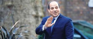 Sammelt Pluspunkte. Ägyptens Präsident Abdel Fattah el Sisi will 500 Millionen Dollar in den Wiederaufbau von Gaza investieren. 
