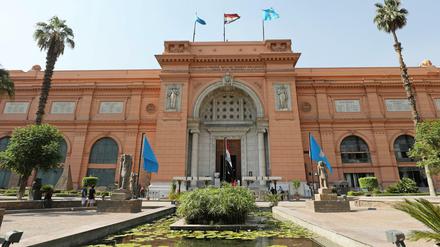 Das Gebäude des alten Ägyptischen Museums am Tahrir-Platz in Kairo.