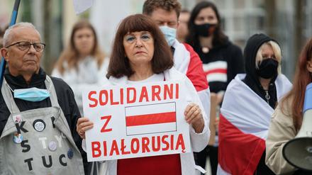 In Polen kämpft die belarussische Opposition weiter gegen Staatschef Lukaschenko. 