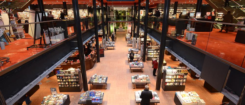 Blick ins Kulturkaufhaus Dussmann