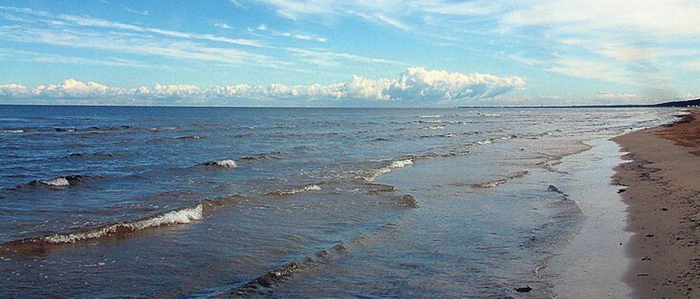 Schöner Golf von Riga. Am Meer konnten die deutschen Spieler am Donnerstag etwas Seeluft tanken für die kommenden Spiele.