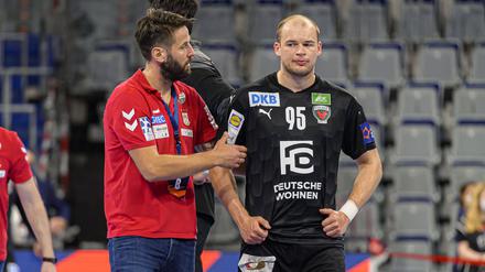 Der unzufriedene Füchse-Kapitän Paul Drux nach der Finalniederlage gegen den SC Magdeburg.