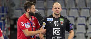 Der unzufriedene Füchse-Kapitän Paul Drux nach der Finalniederlage gegen den SC Magdeburg.