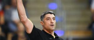 Nationaltrainer Andrea Giani will mit der Mannschaft möglichst viele Punkte in Rimini sammeln.