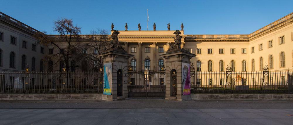 Die Humboldt-Universität.