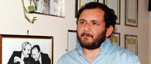 Das Bild zeigt Ex-Mafiaboss und Serienkiller Giovanni Brusca im Jahr 1996 in Palermo auf Sizilien.